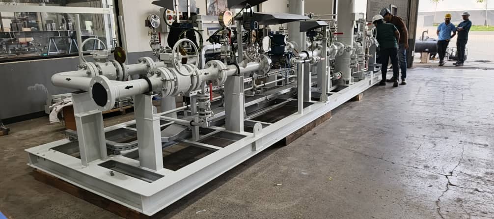 NGIC custody transfer metering system factory acceptance test, Pune, India — an example of international OEM/technology partnership